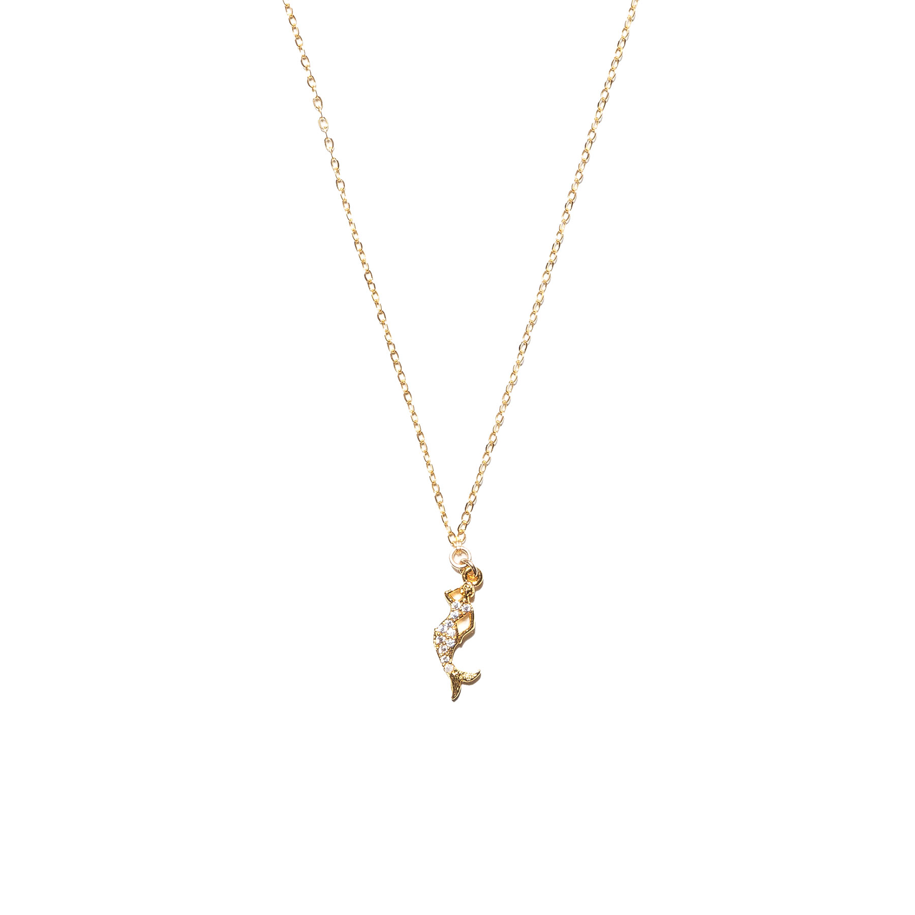 Disney's The Little Mermaid 18k Gold Plated Charm Necklace